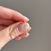 Srebrny pozłacany pierścionek SUPEŁ