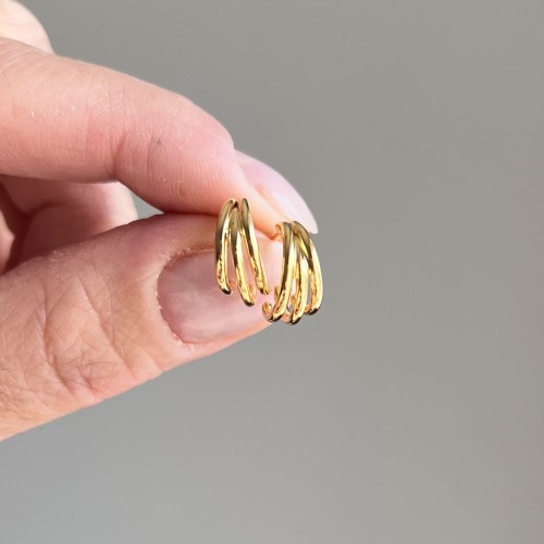 Srebrne kolczyki z cyrkoniami NIEOCZYWISTE