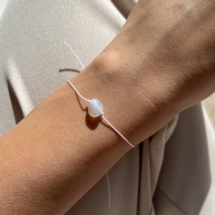 Bransoletka na szczęście  | kamień niebieski