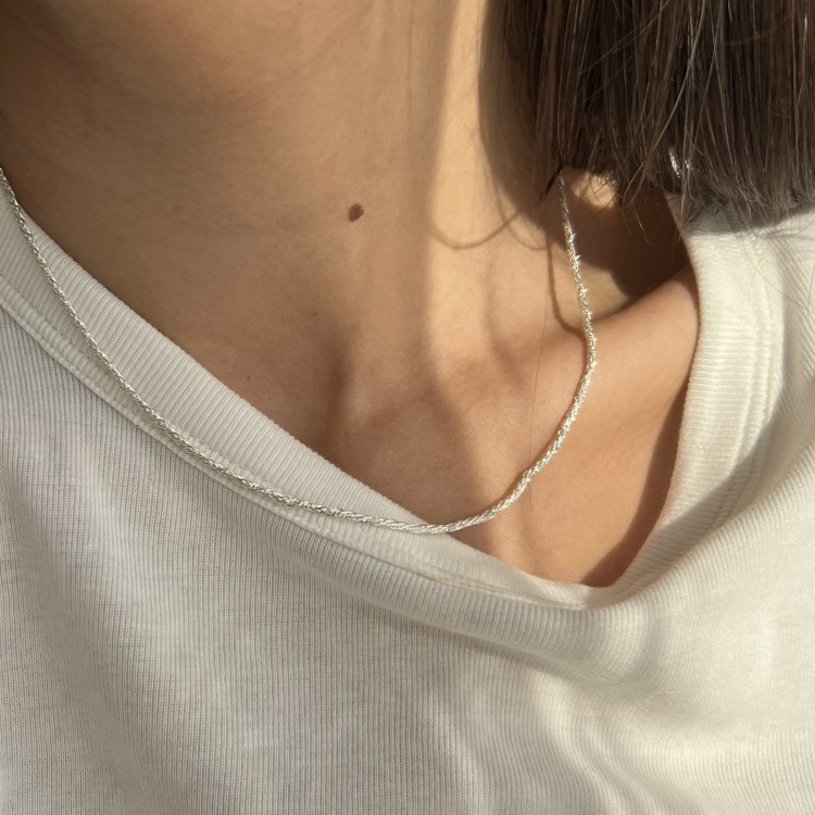 Srebrny naszyjnik WŁÓCZKA