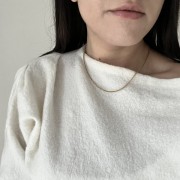 Srebrny pozłacany naszyjnik choker vintage