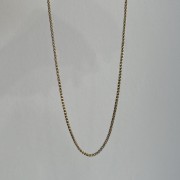 Srebrny pozłacany naszyjnik choker vintage