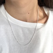 Srebrny naszyjnik ankier No.3