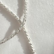 Srebrny naszyjnik choker WŁÓCZKA cienki