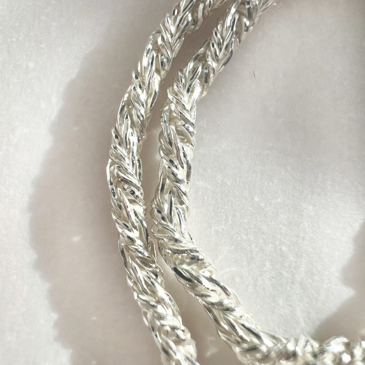 Srebrny naszyjnik WŁÓCZKA