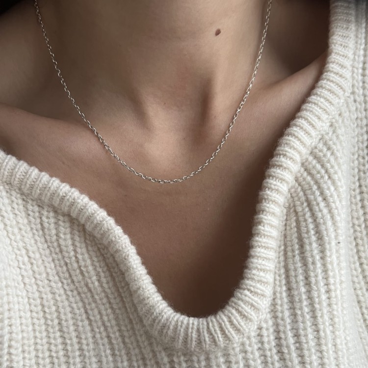 Srebrny naszyjnik ŁAŃCUCH MINI