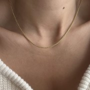 Srebrny pozłacany naszyjnik choker vintage