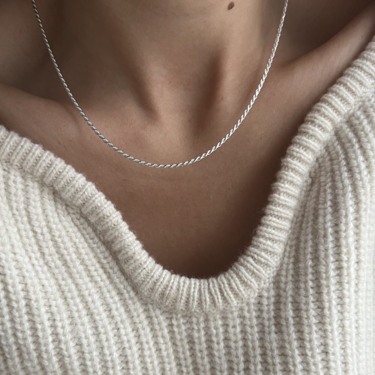 Srebrny naszyjnik SZNUR