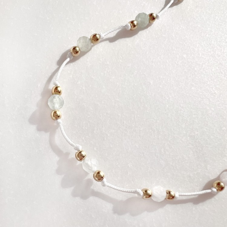 Bransoletka na szczęście  | morganit