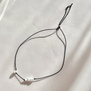 Bransoletka na szczęście  | kryształ górski, masa perłowa, kamień księżycowy