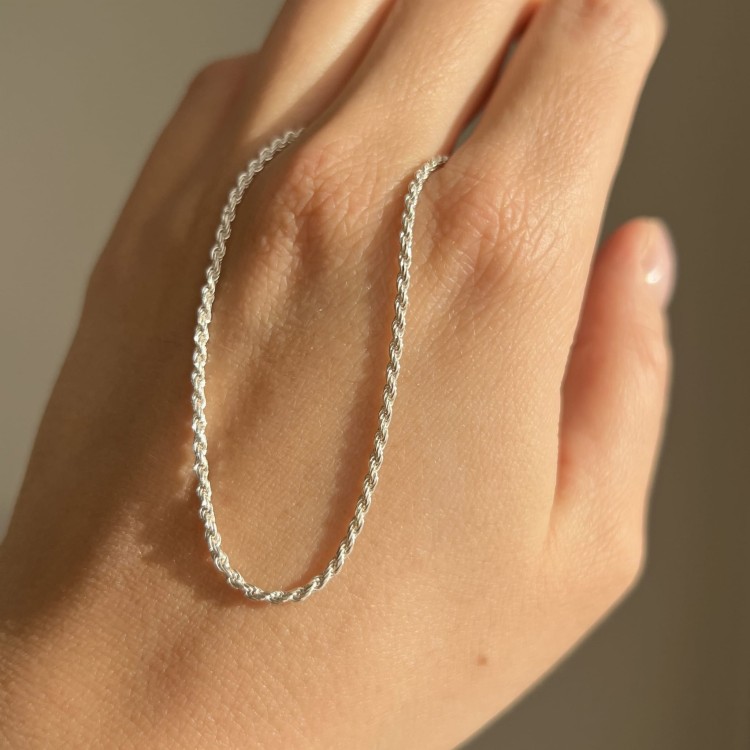 Srebrny naszyjnik SZNUR