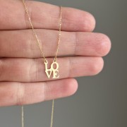 Złoty naszyjnik LOVE 333