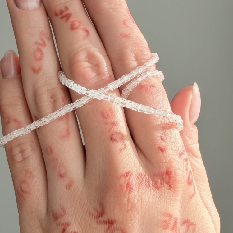 Naszyjnik CYRKONIE KRYSZTAŁ