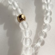 Naszyjnik KRYSZTAŁ GÓRSKI POŁYSK kamienie naturalne