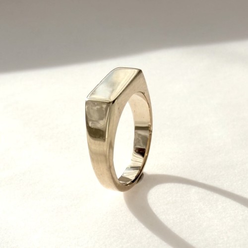 Złoty" 585" sygnet dla dziecka – wyjątkowy prezent na lata 1,59g