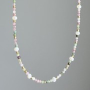 Choker kamienie naturalne turmalin MATCHA