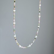 Choker kamienie naturalne turmalin MATCHA