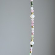 Choker kamienie naturalne turmalin MATCHA