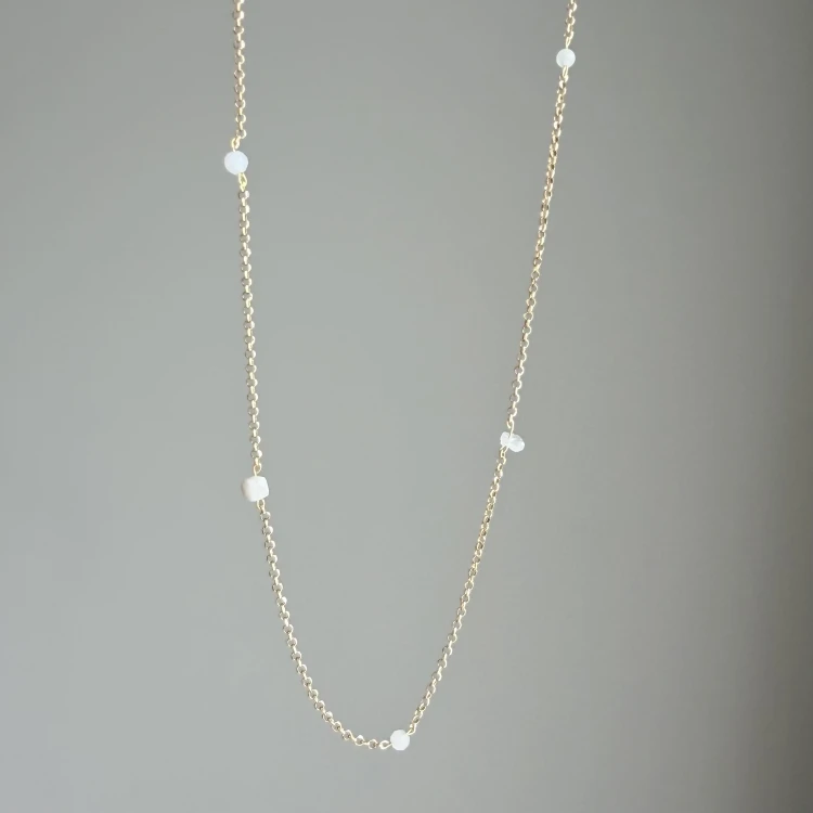 Naszyjnik z kamieni naturalnych PEONIA