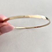 Bransoletka sztywna koło z żółtego złota 7,90g 585