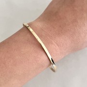 Bransoletka sztywna koło z żółtego złota 7,90g 585