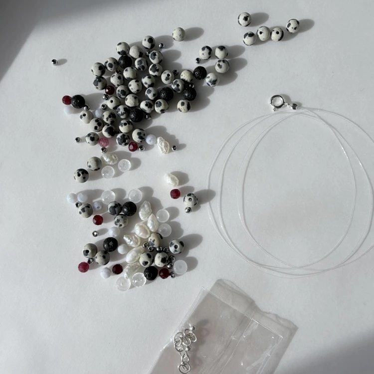 STWÓRZ COŚ SWOJEGO naszyjnik DIY z kamieni naturalnych