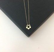 Złoty naszyjnik kwiatek 333