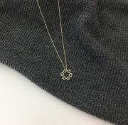 Złoty naszyjnik serca 333